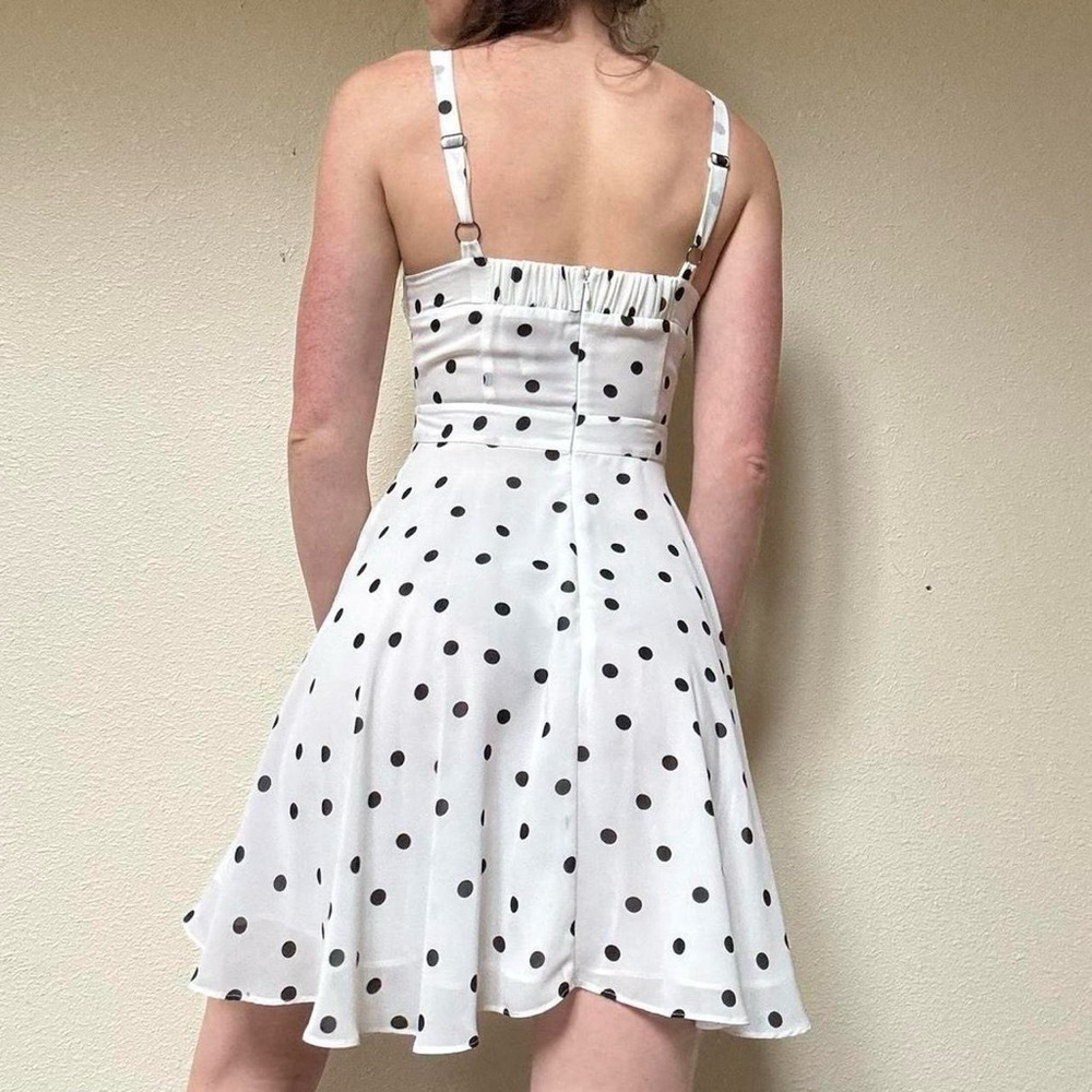 Alice Ritter Polka dot bustier dress mini dress - Picture 3 of 5